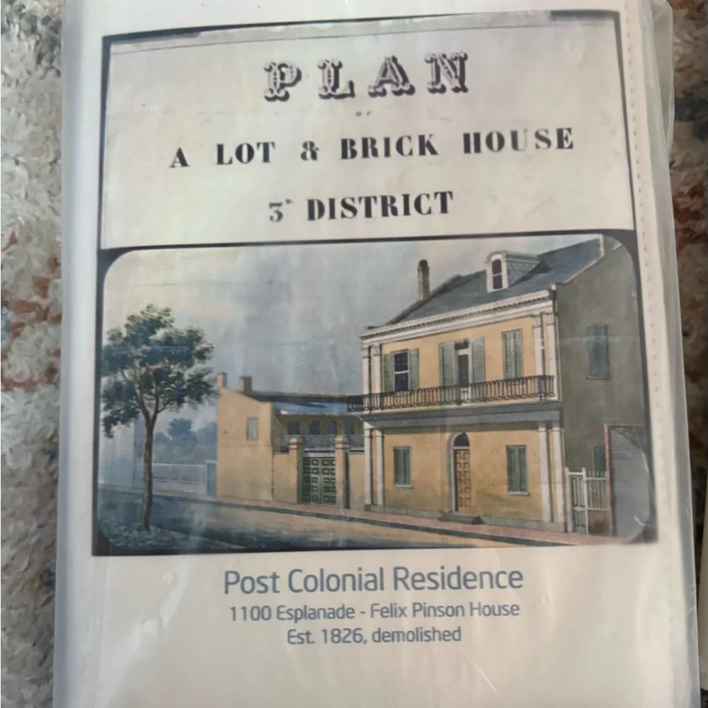 Post Colonial Residence Journal - Cream… New Orleans, La